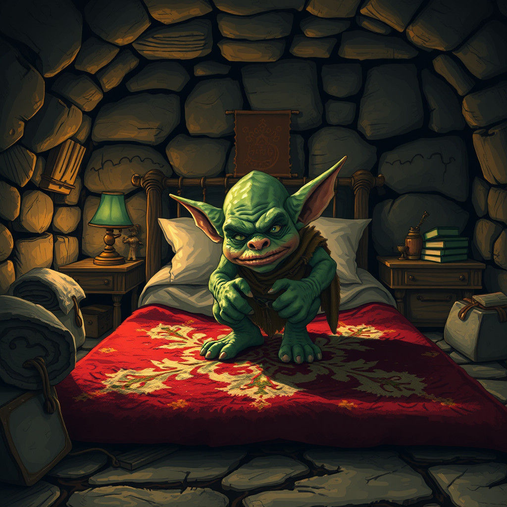 Goblin's Mishap: Rug of Smothering Encounter