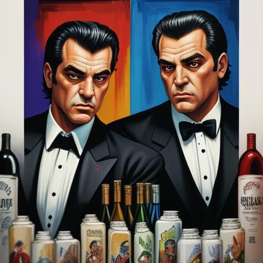 A scene from the gangster movie goodfellas Beautiful vivid and dynamic high resolution image