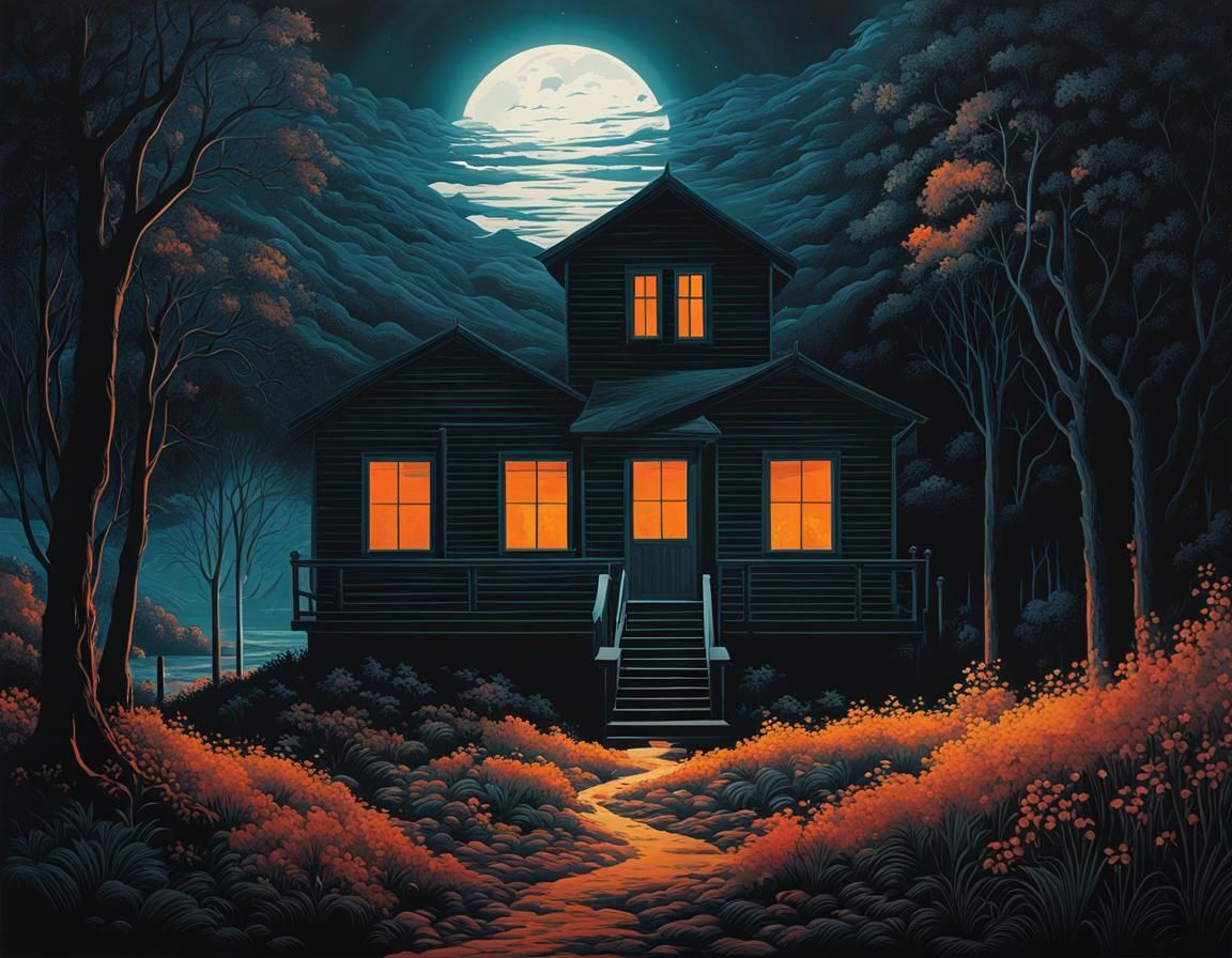 New Morning Arrives After Darkness, Digital Art