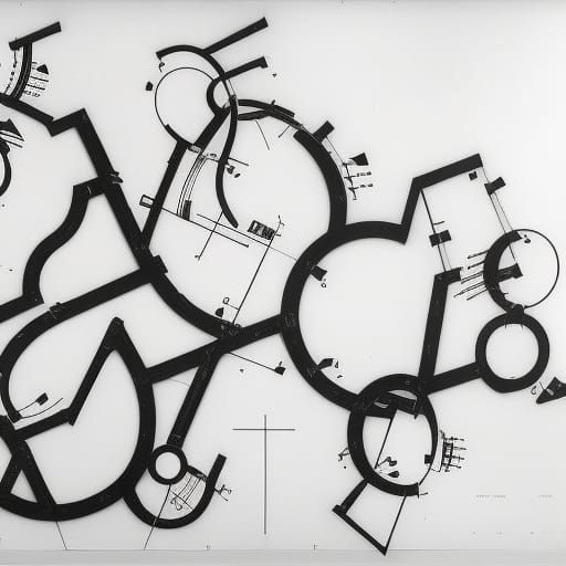 Experimental Graphic Score with Rhythmic Layers