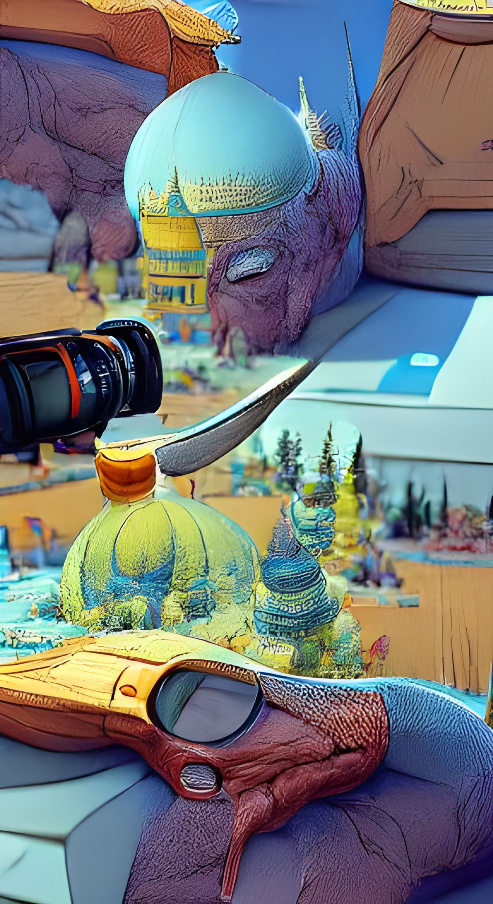 Russia as a Terrorist State: Moebius-Style Art