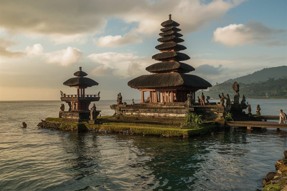 Tanah Lot Bali Temple 1940s Chic Thae Lapy Crife