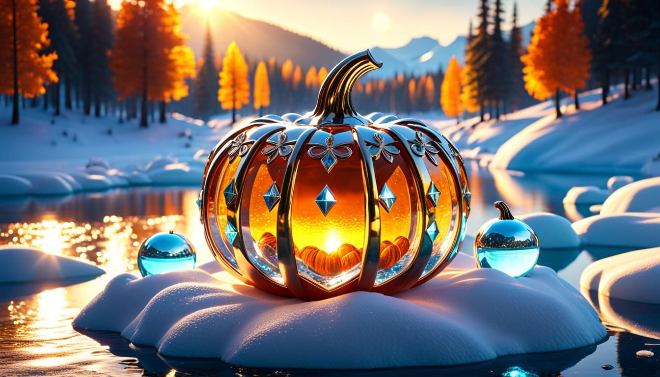 Glass Pumpkin