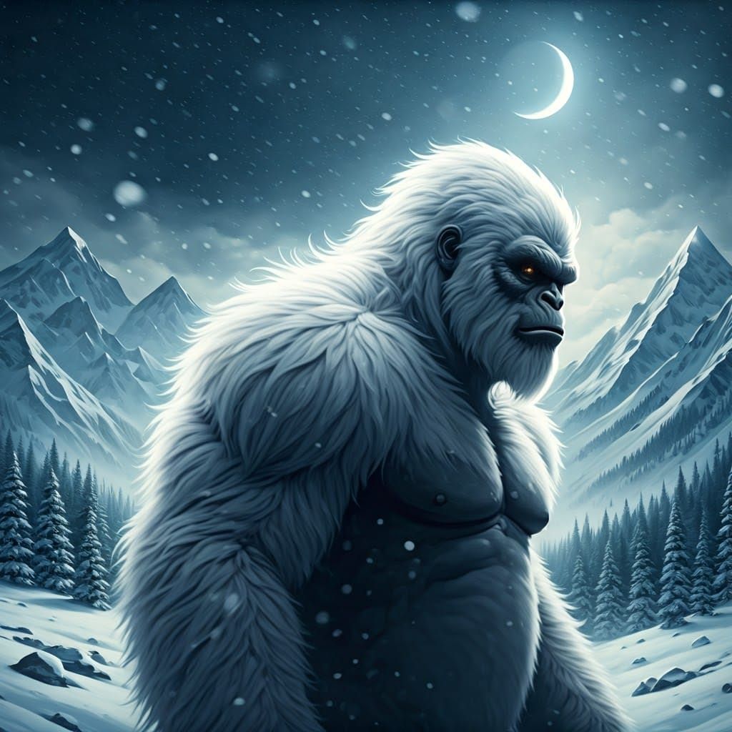 Hyper-Realistic Himalayan Mountainscape at Dusk with Majesti...