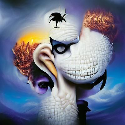 Danny Elfman Inspired Album Cover Art