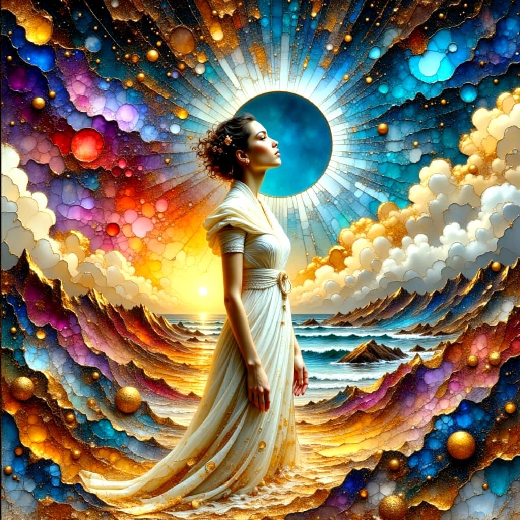 Surreal Triptych of Dreamlike Worlds