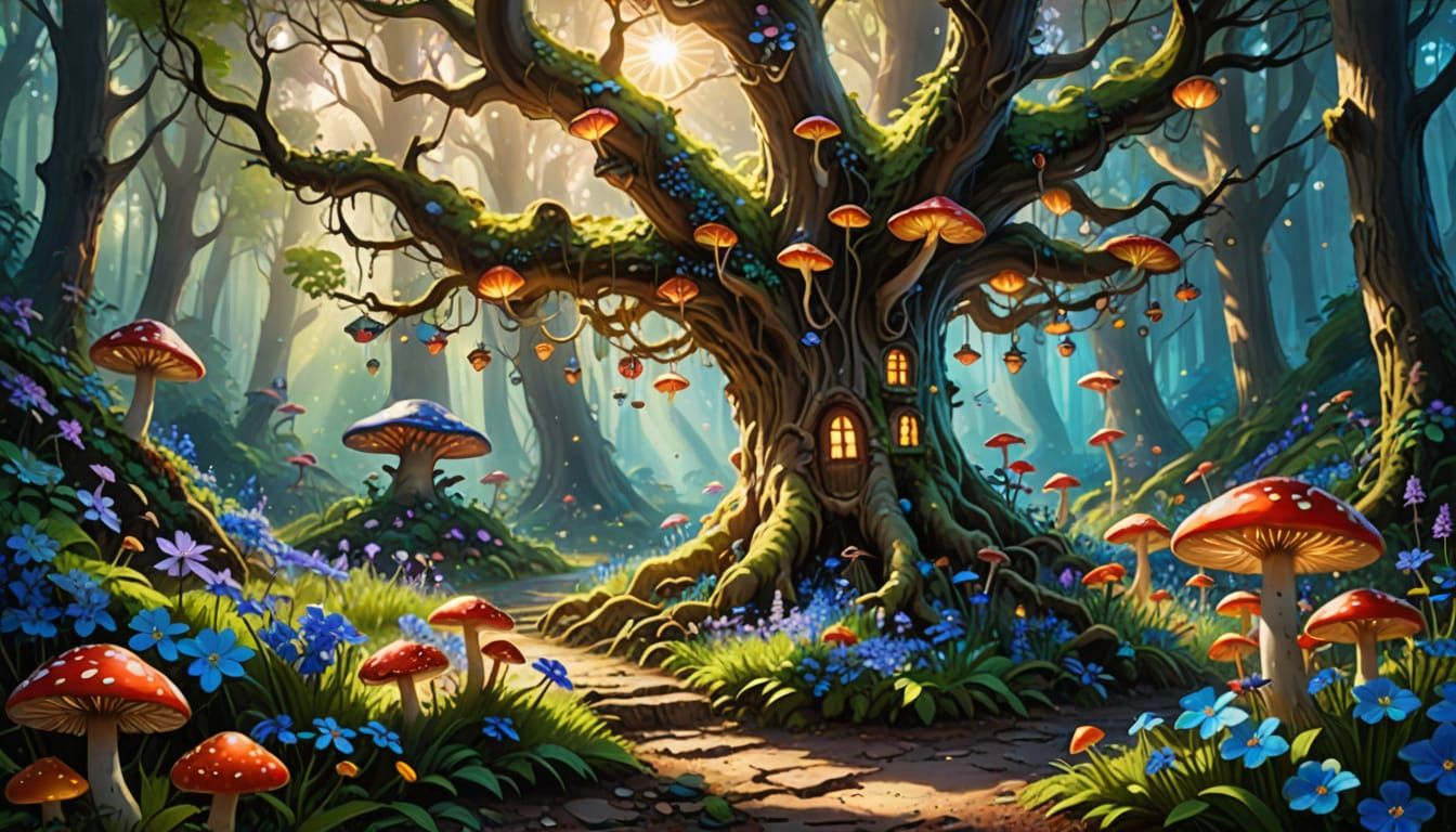 Enchanted Forest Radiates Ethereal Beauty