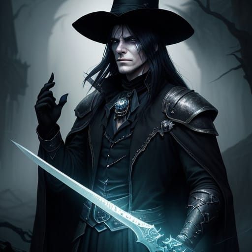 Ethereal Bladesinger of Ravenloft in Iridescent Hues