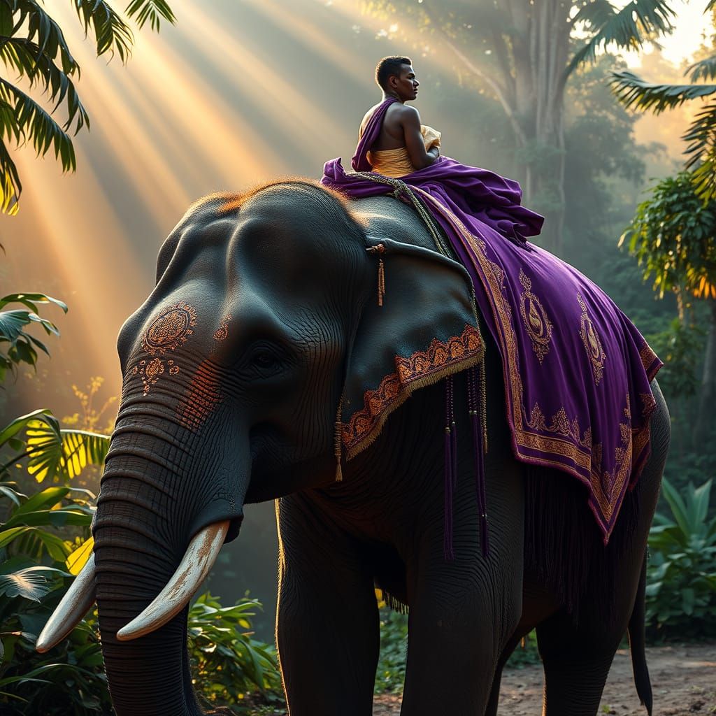 Wisdom of Age in a Lush Thailand Rainforest