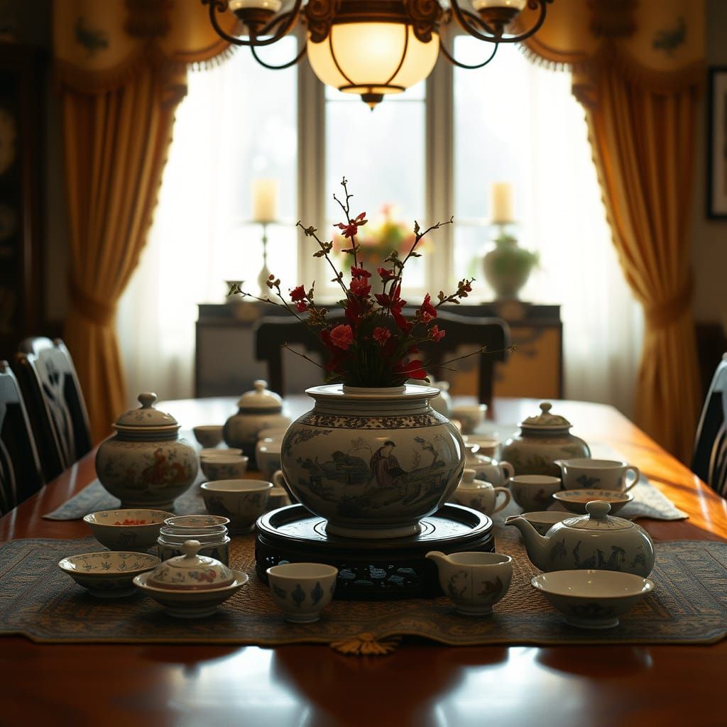 Elegant Chinese Porcelain Potpourri Collection