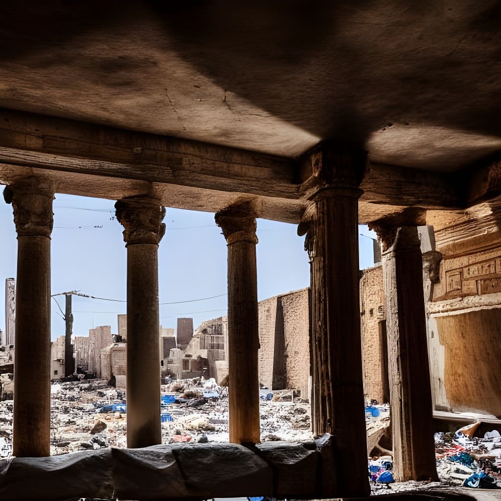 Ancient Holy Site in Disrepair: Professional Photography