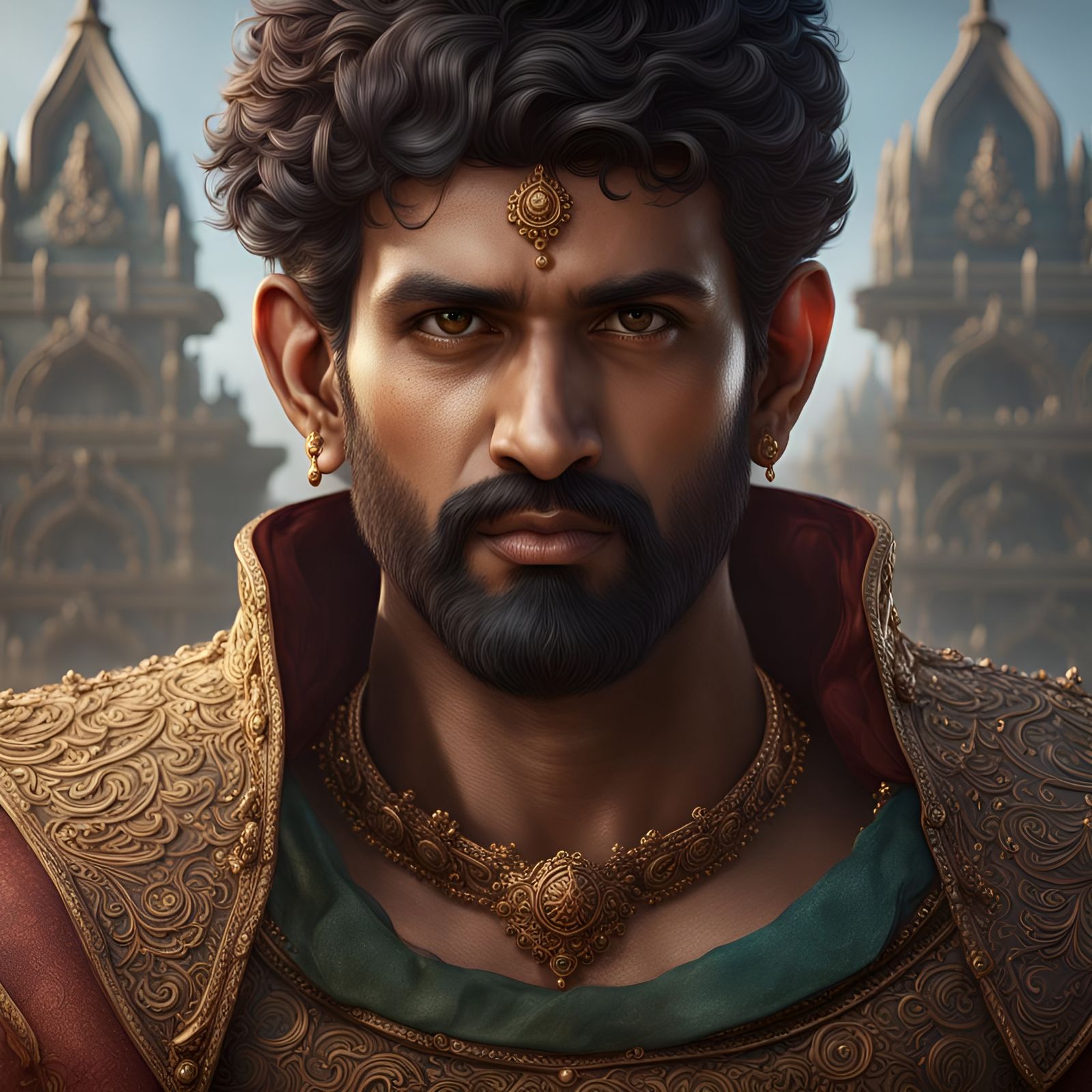 Detailed Portrait of Rohan Machanda Bopanna