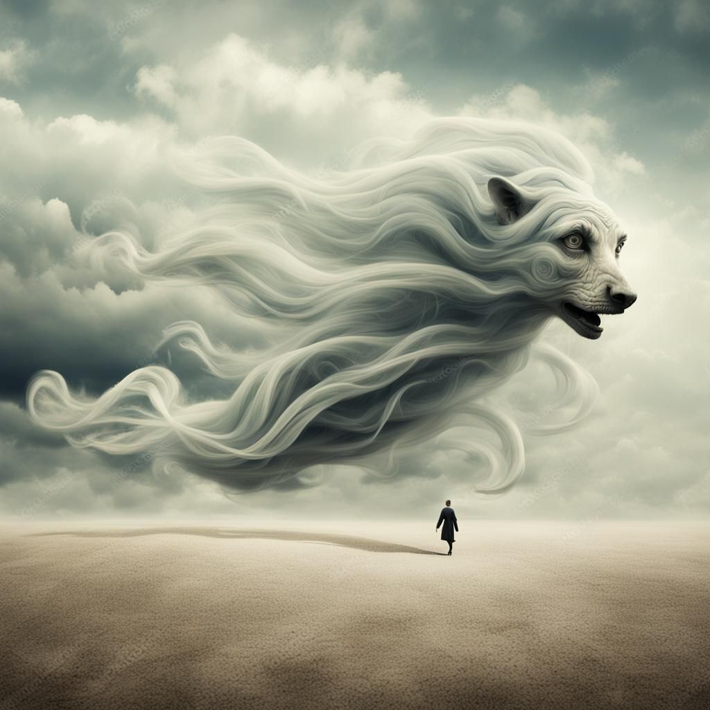 Surreal Creature of Air and Wind
