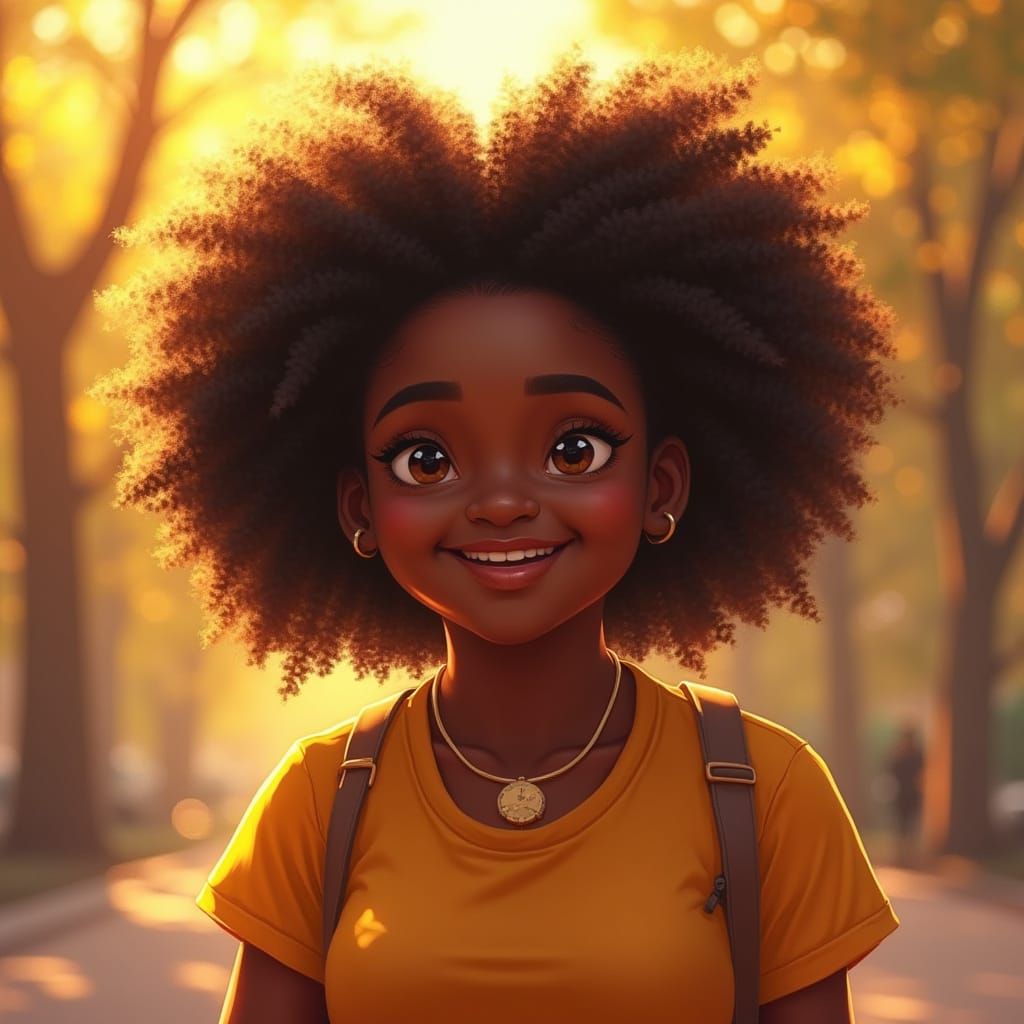 Joyful Black Teen Celebrates Culture at Atlanta HBCUs in Vib...