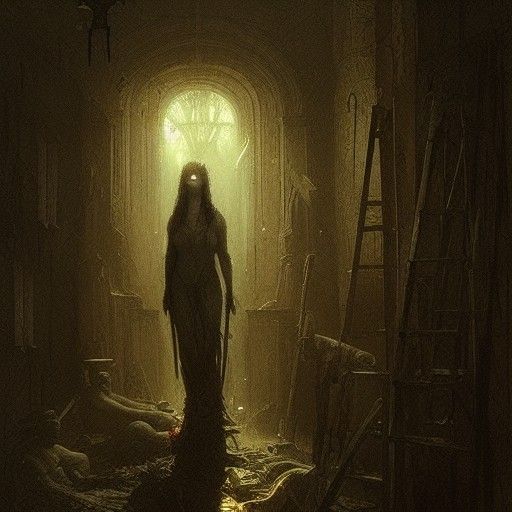 Horror Scene in the Style of Gustave Doré