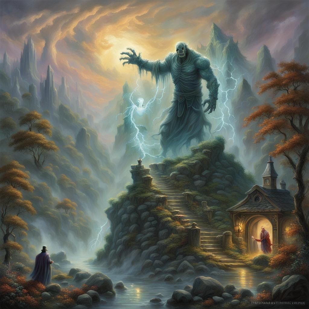 Necromancer Summons a Creature of Nightmare