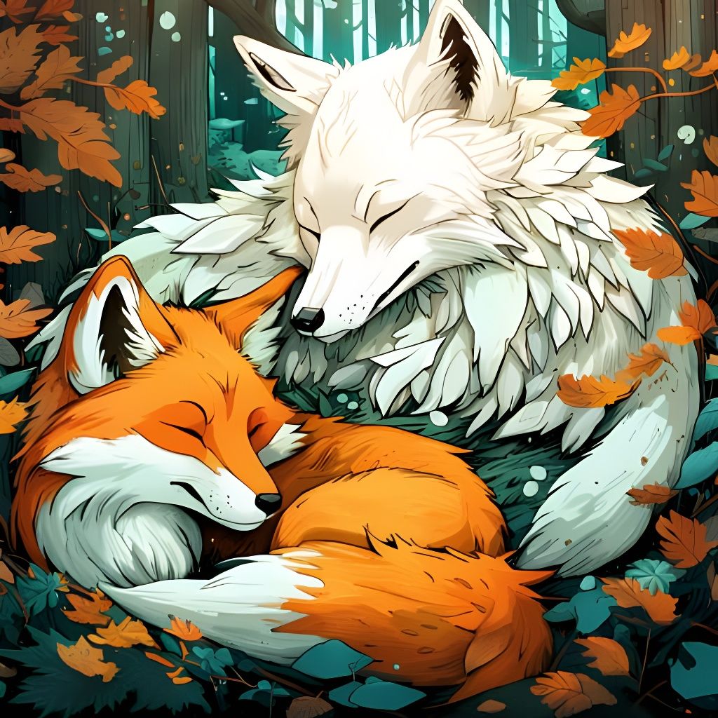 AI Generated Unlikely Friends Image