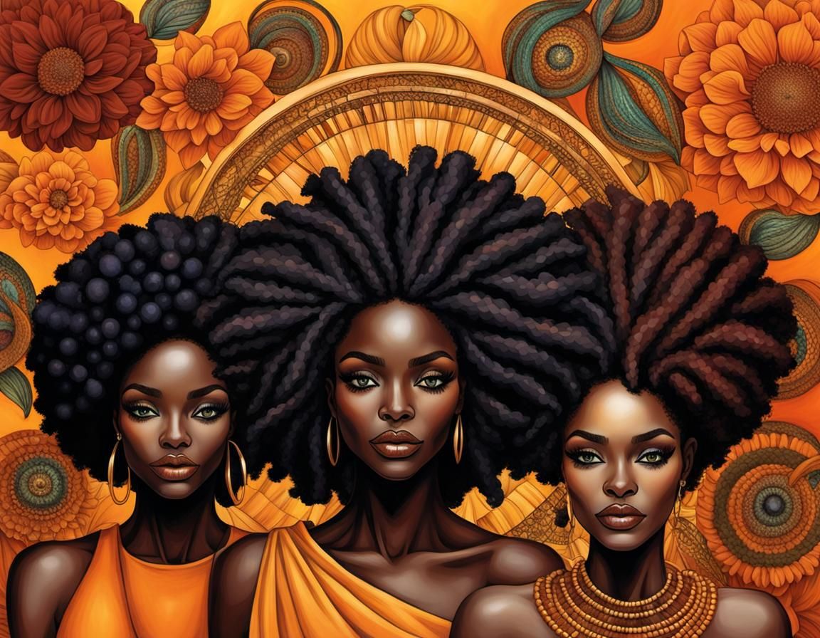 Radiant Melanin Queens: A Celebration of Black Beauty