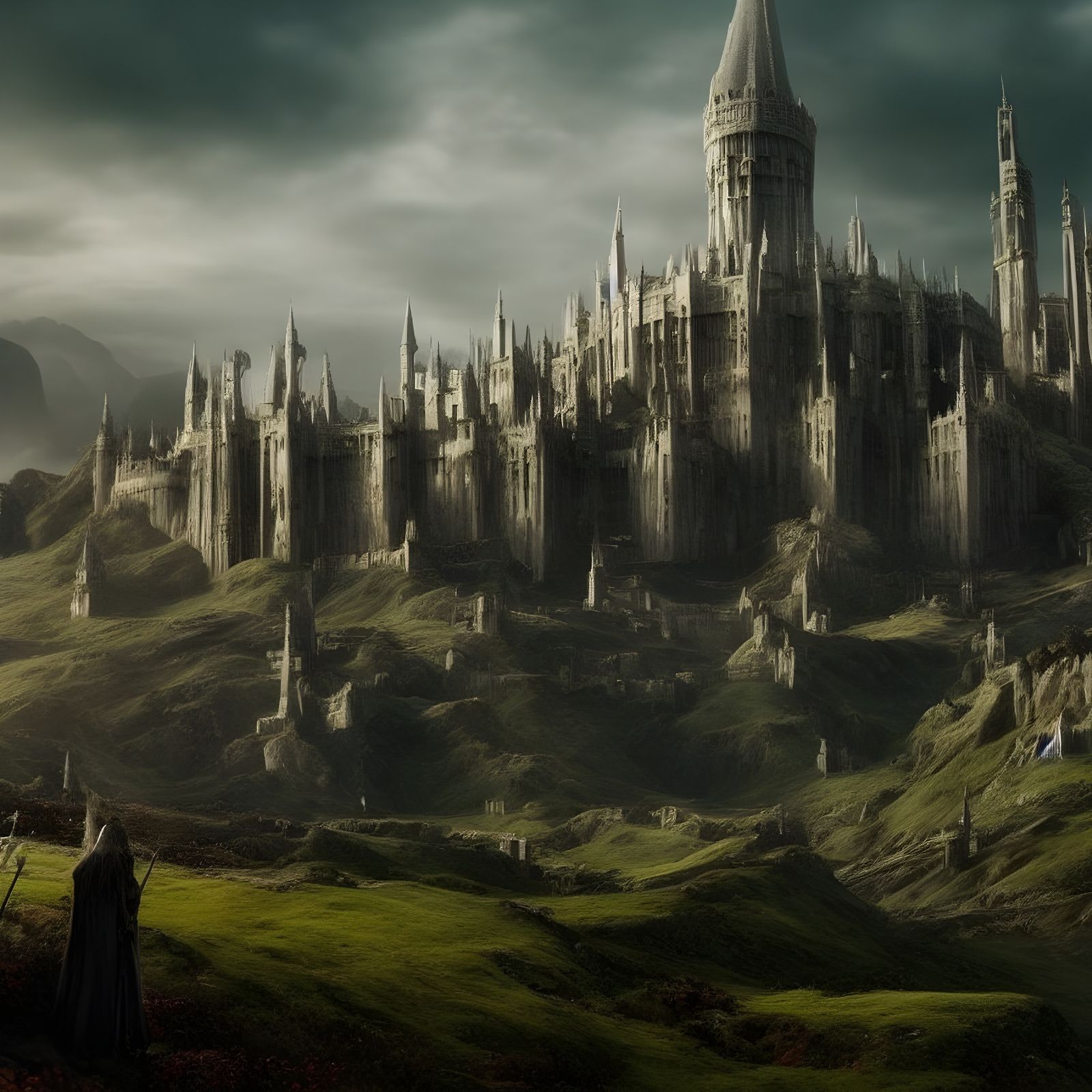 Epic Fantasy Kingdom of Rohan in Cinematic Style