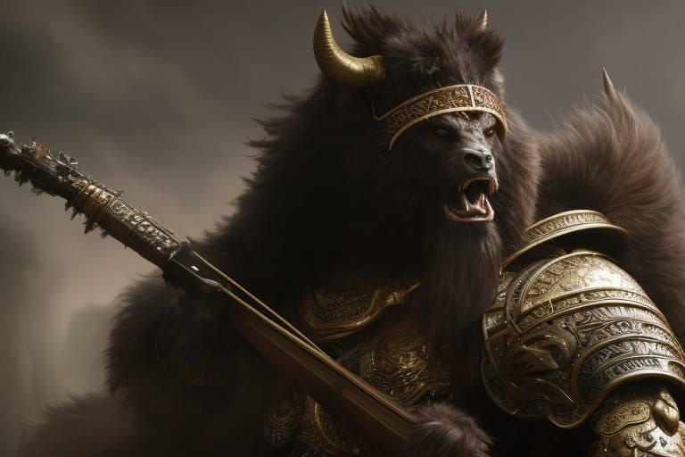 Epic Bugbear Barbarian Sings a Brute Ballad