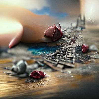 Intense Living: A Matte Painting of Love and Loss