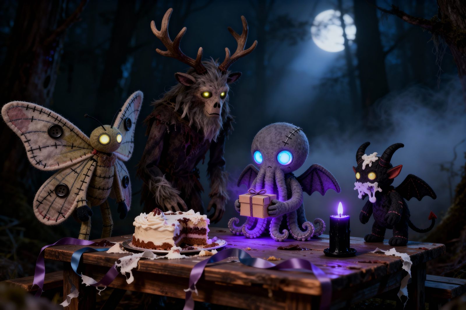 Creepy Cute Cthulhu Host Appears at Cryptid Birthday