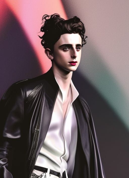Timothée Chalamet as Androgynous Glam Supervillain