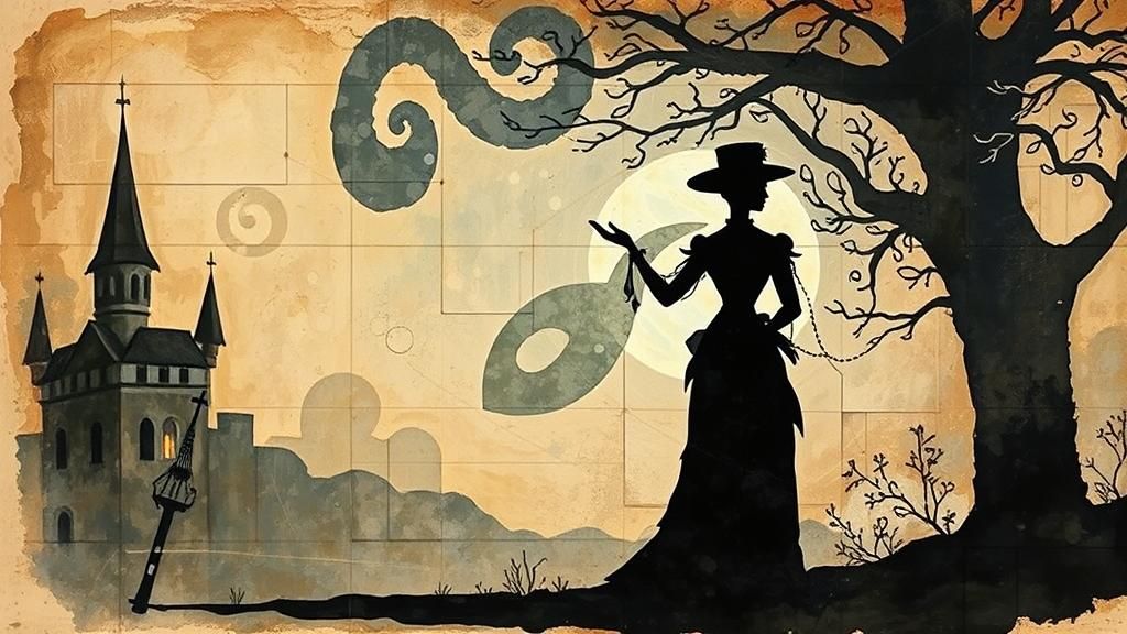 Angler Fish in Oil Painting Mosaic Style