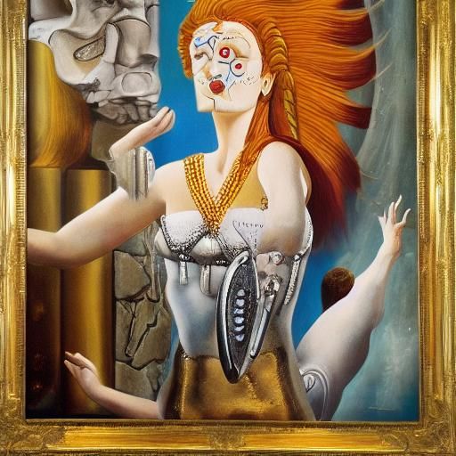 An image depicting Boudicca, the Queen of the Iceni tribe, d...