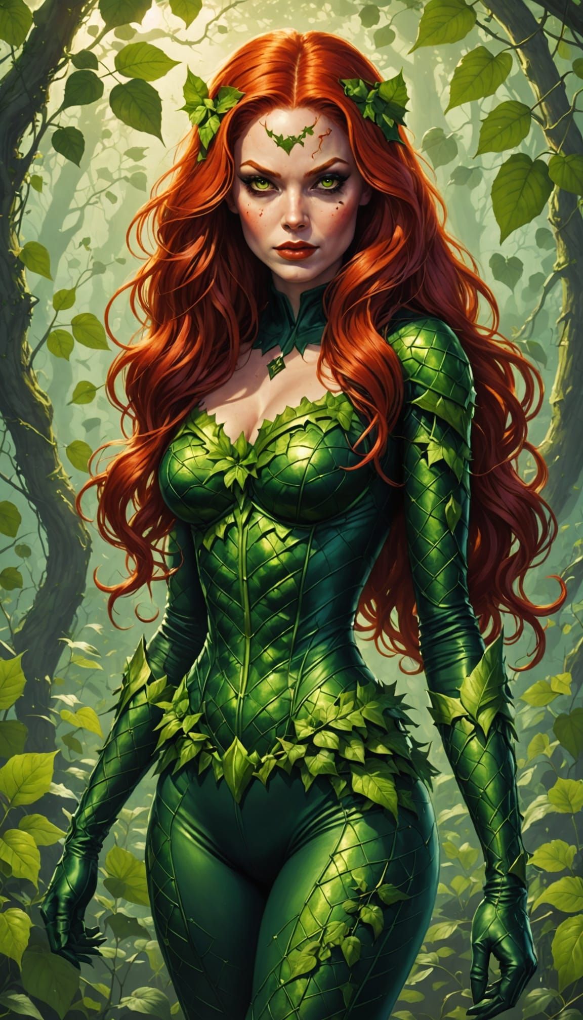 Stealthy Green Goddess: A Supervillain Emerges