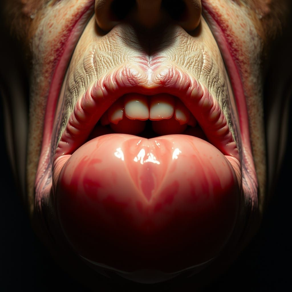 Okuda San Miguel: Bulbous Gums Macro