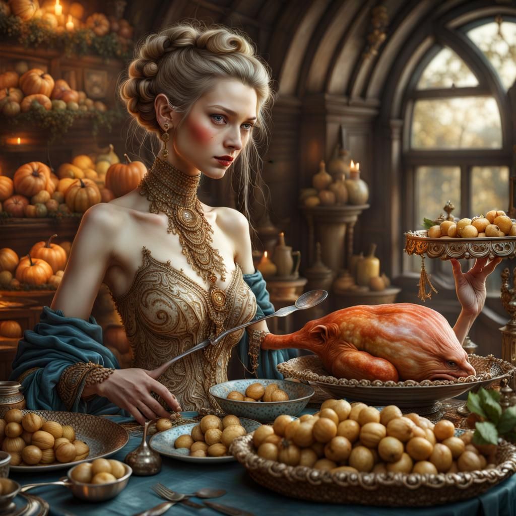 Dreamlike Feast of Futuristic Beings