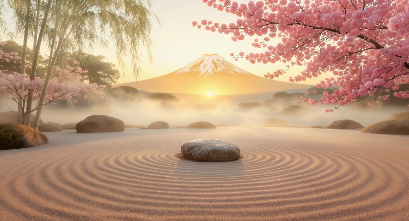 Zen garden of contemplation