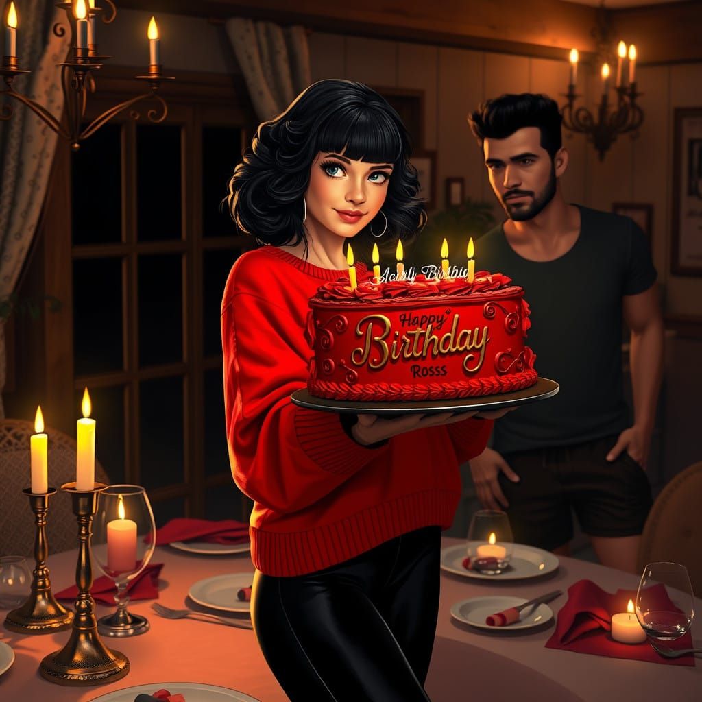 Warm Birthday Celebration in Rich, Fantasy-Inspired Colors