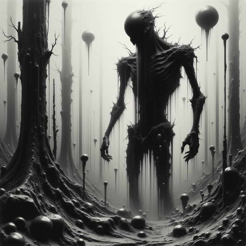 <lora:Chemical Burn:1.0> Deep dream in a void of emotion.