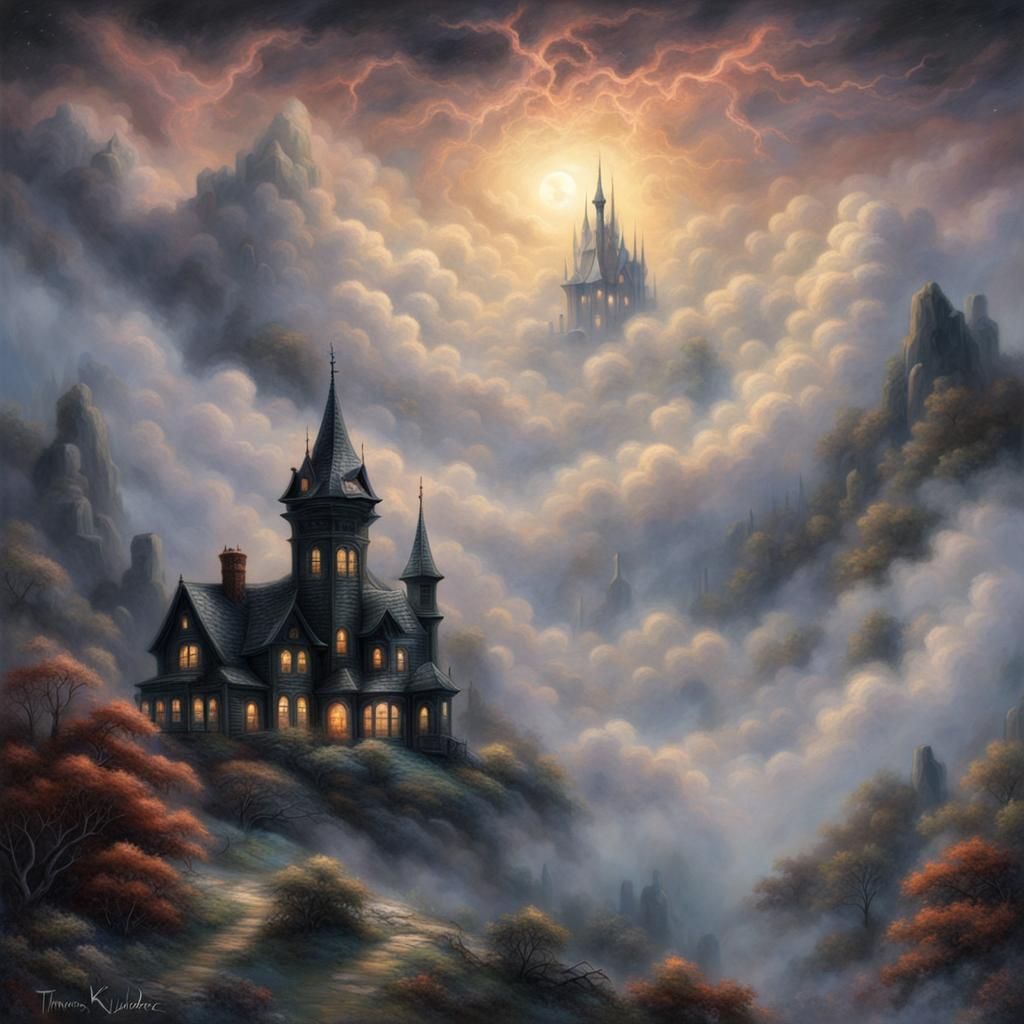 Phantom Demon Asleep in Starry Clouds