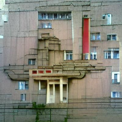 Imposing Soviet Building Architecture