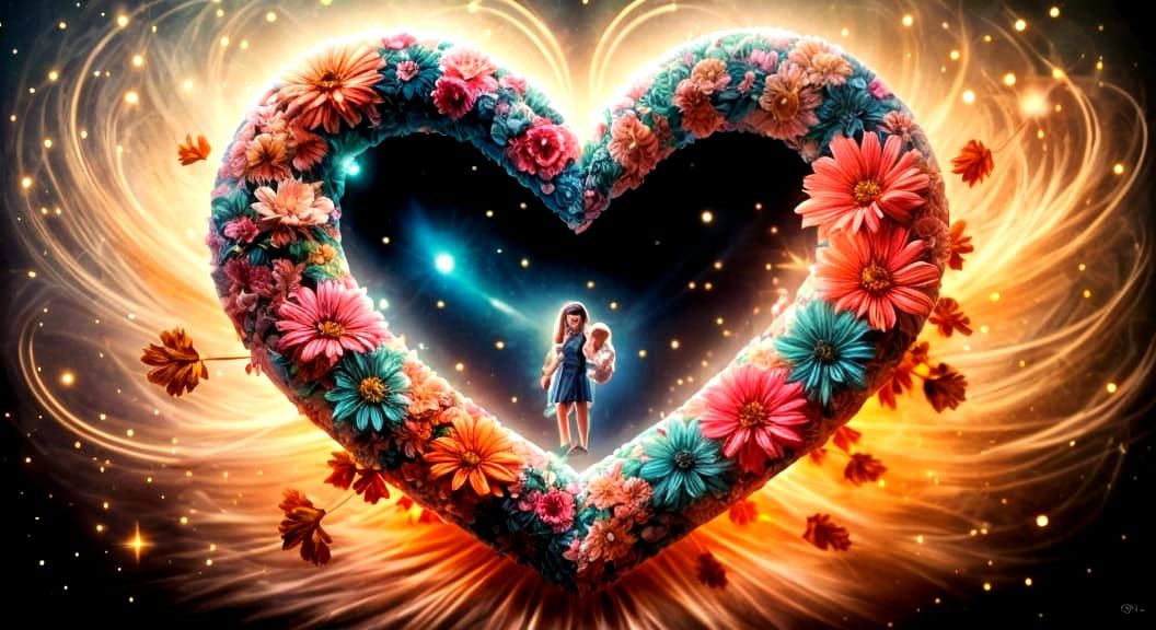 Mother and Child in Heartfelt Moment