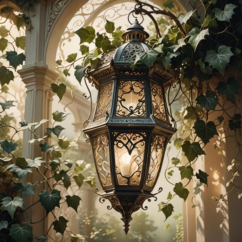 Romantic Victorian Lantern Concept Art