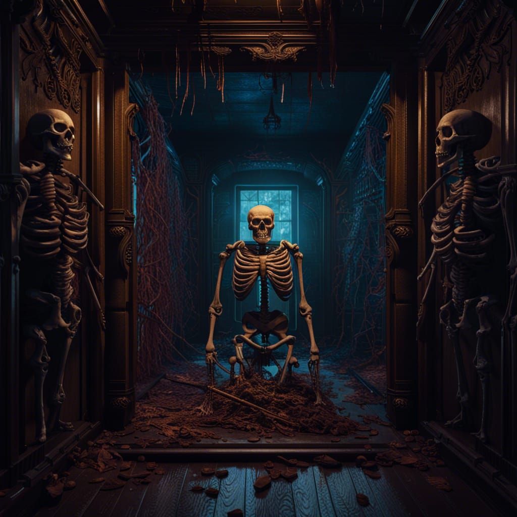 Skeletons in the Closet: Detailed Matte Painting