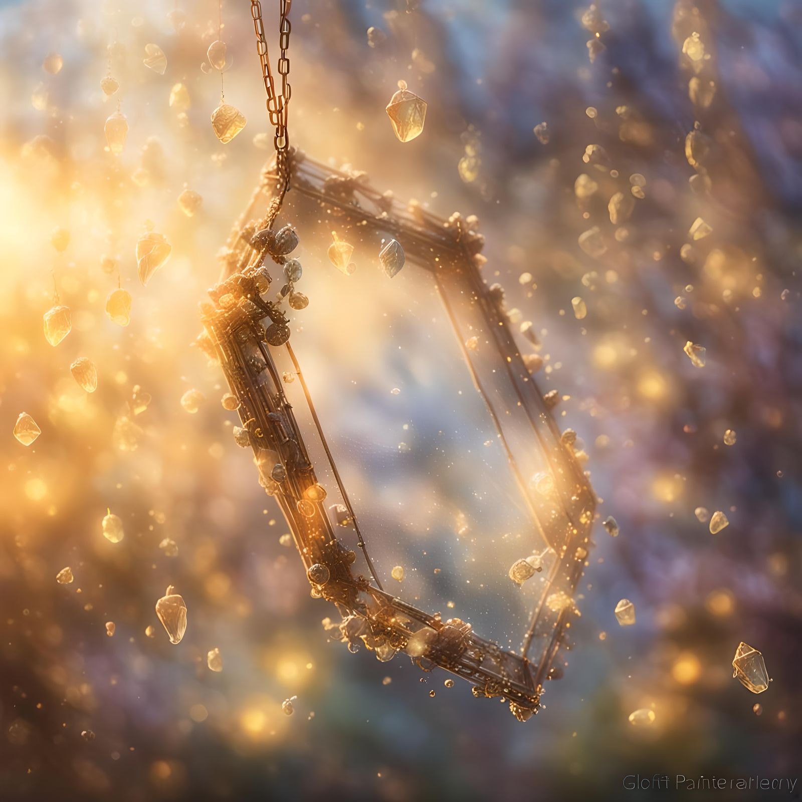 Ethereal Fantasy Landscape in Luminist Style