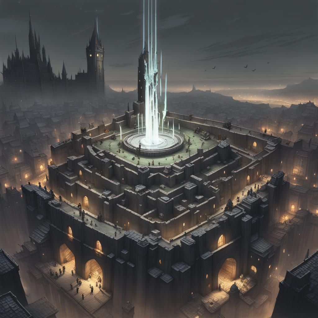 Eerie Underground City Inspired by Dark Souls