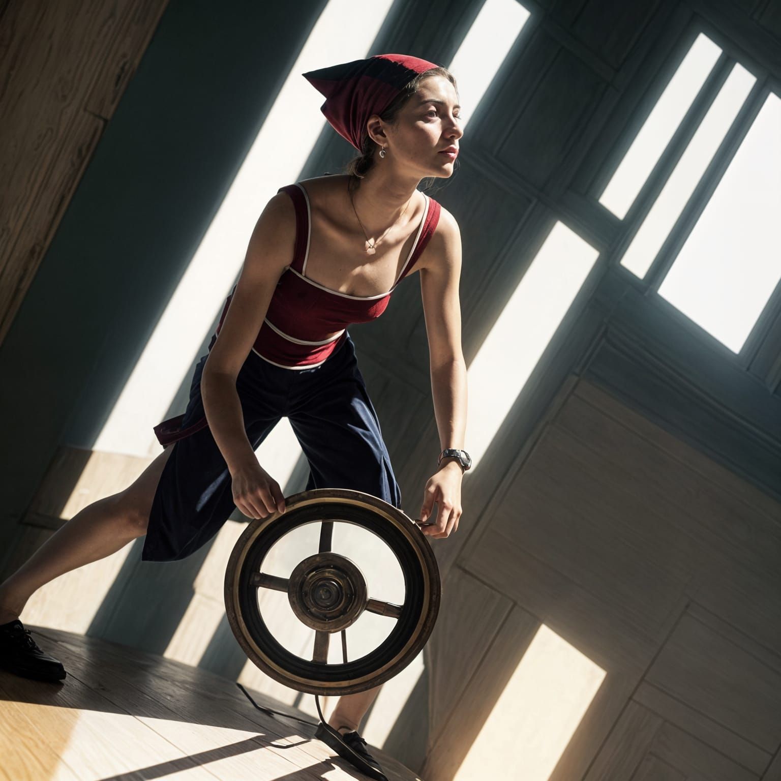 Social Realism Propaganda Poster in Classic Style