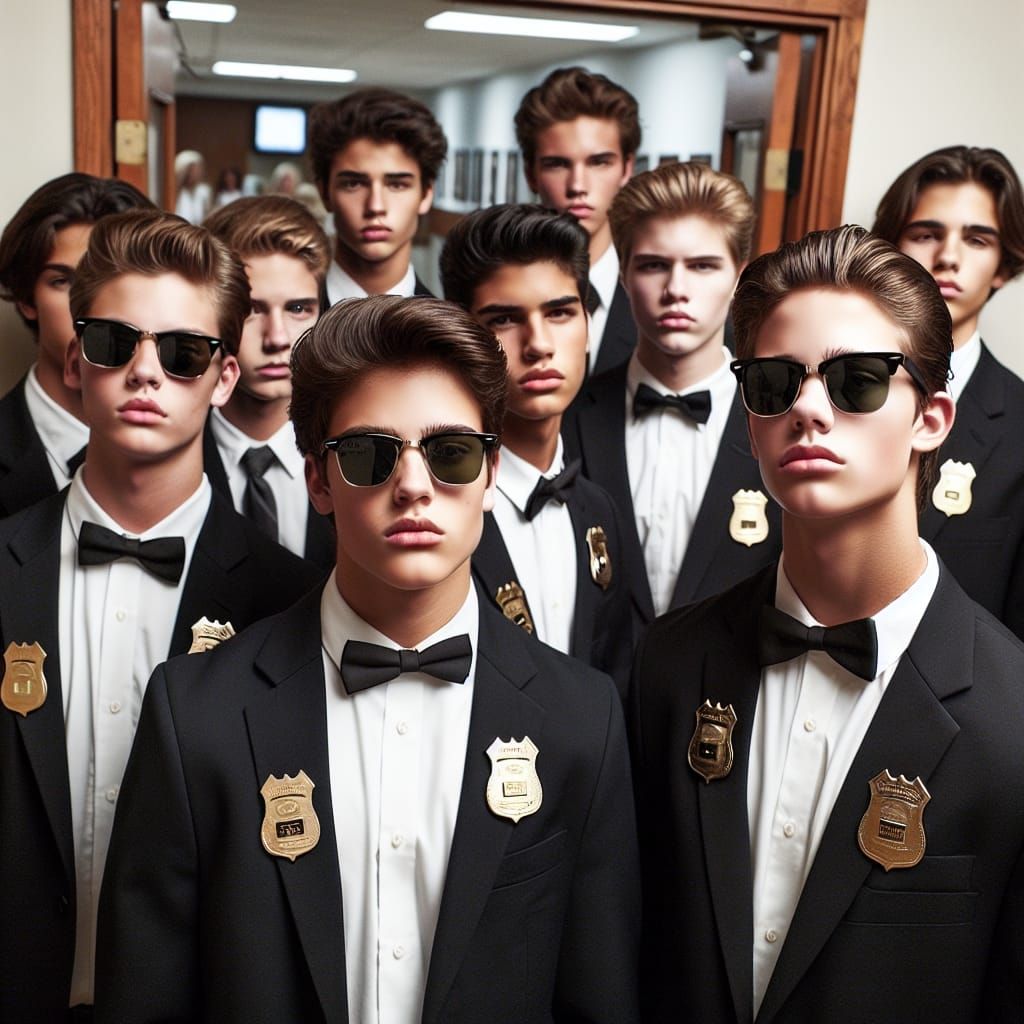 Teen Security Team Exudes Professionalism