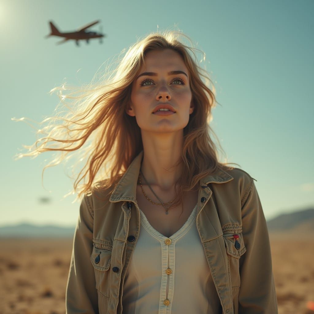 Woman Flies Lighter-Than-Air Machine