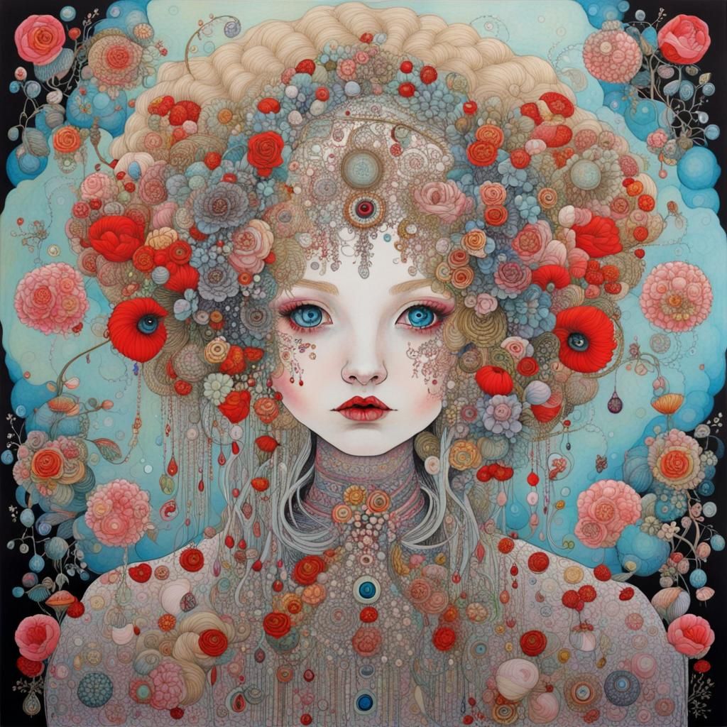 Surreal Portrait in a Distinctive Style