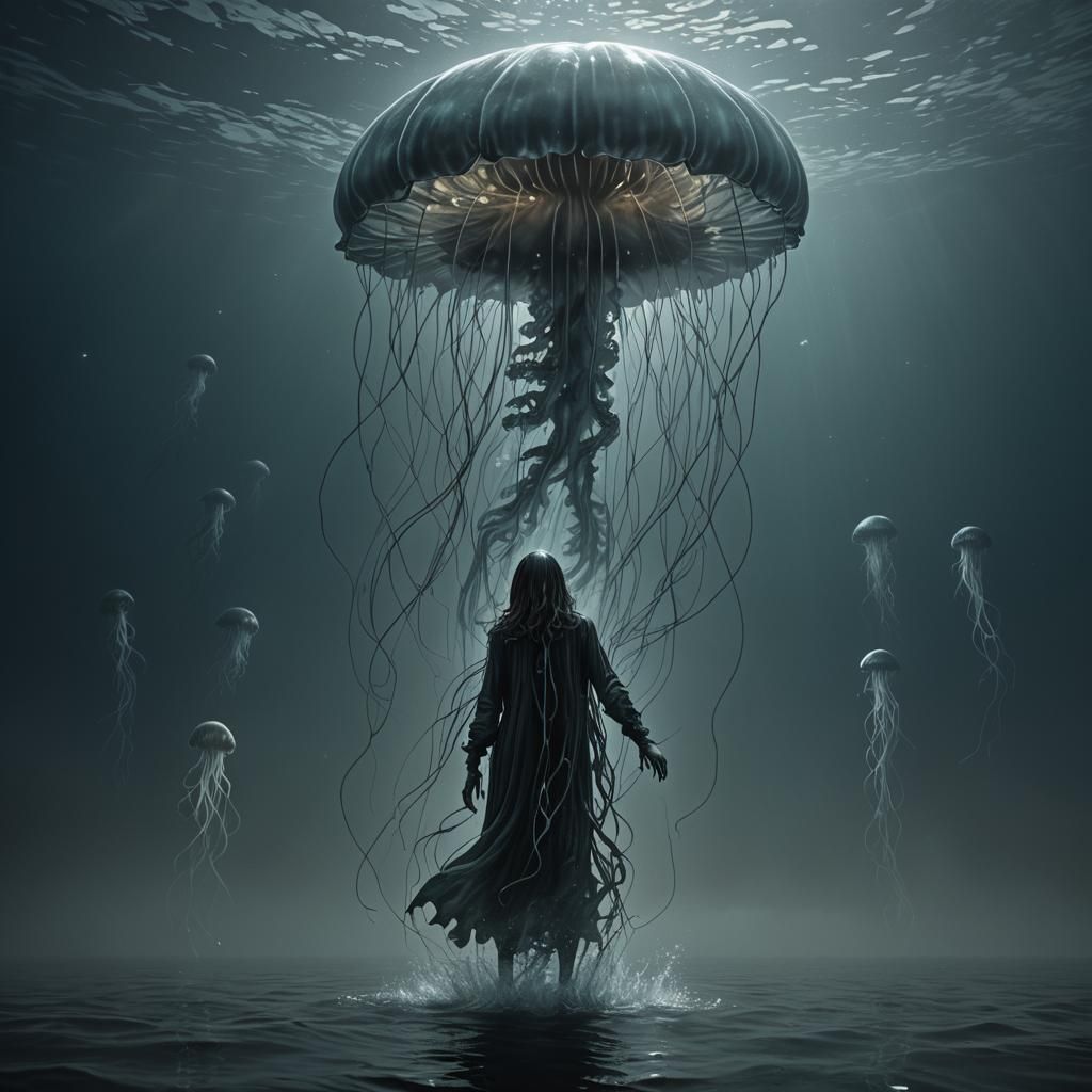 Gothic Surrealism: Submerged in a Dark Ocean