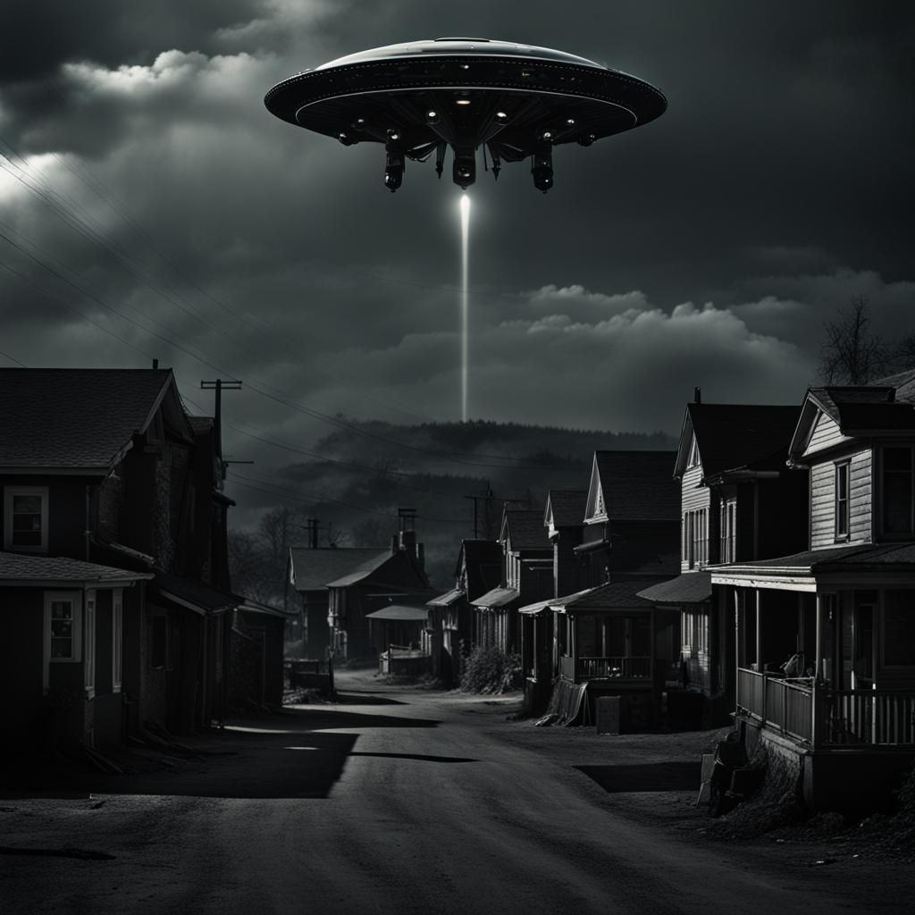 Surreal Alien Invasion: Psychological Horror Photography