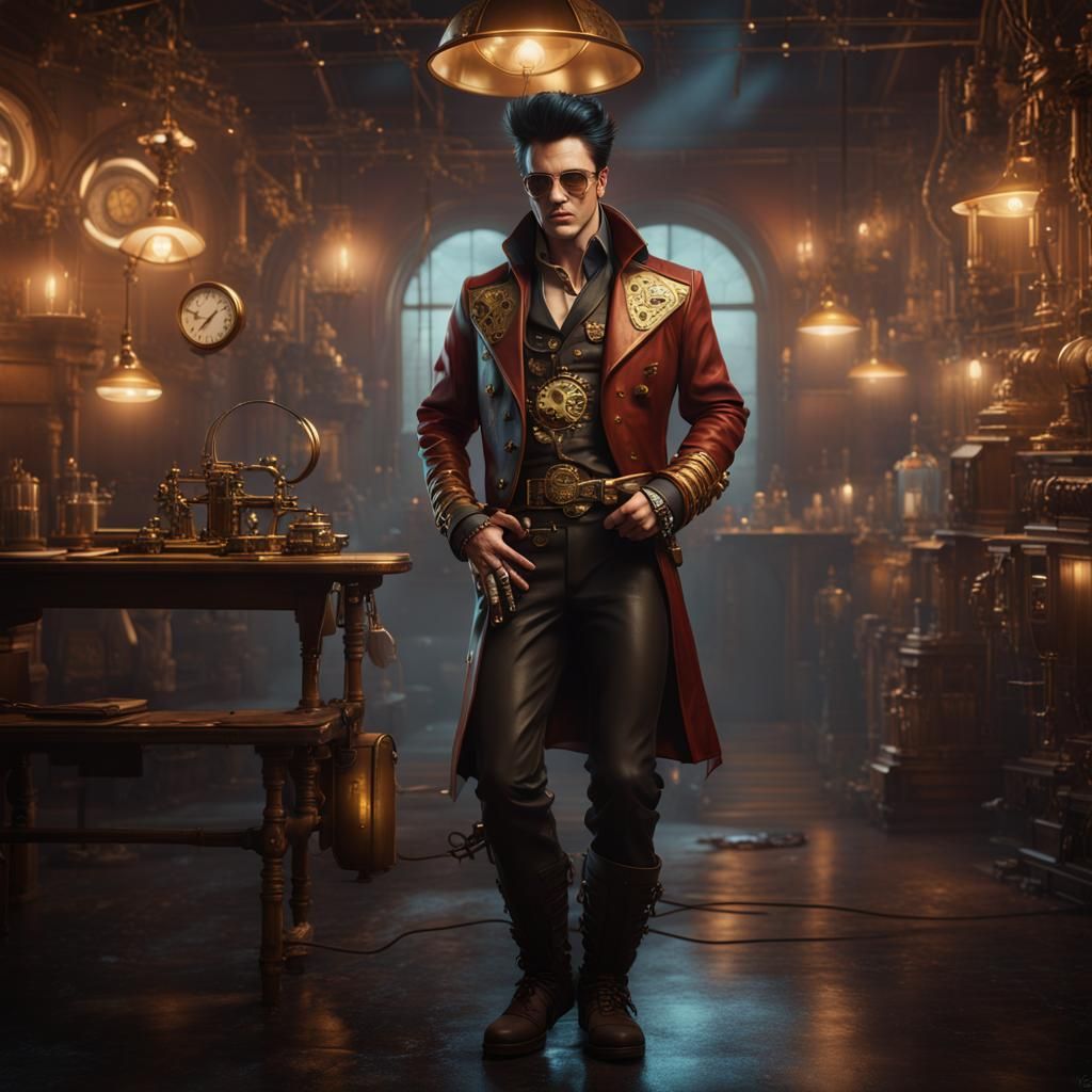 Steampunk Elvis