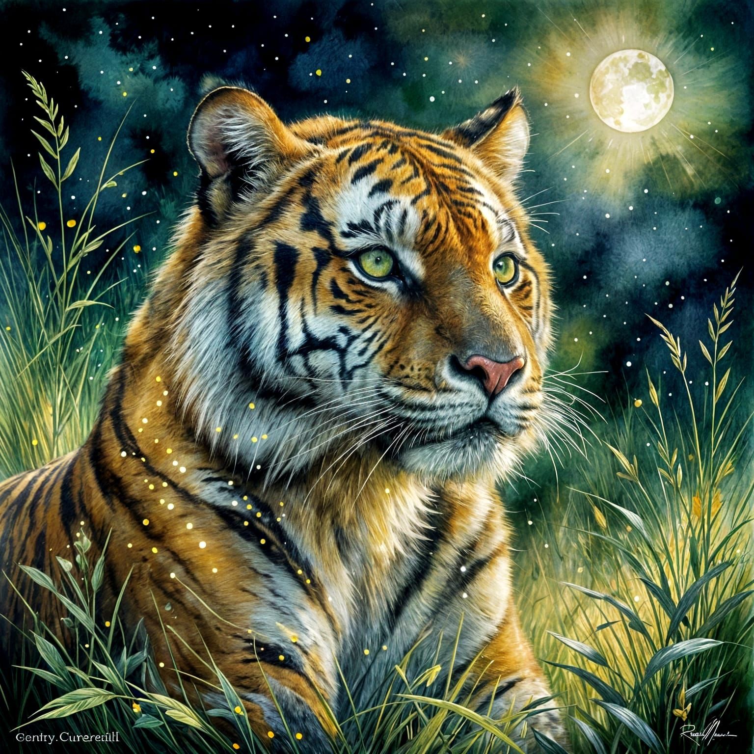 tiger portrait